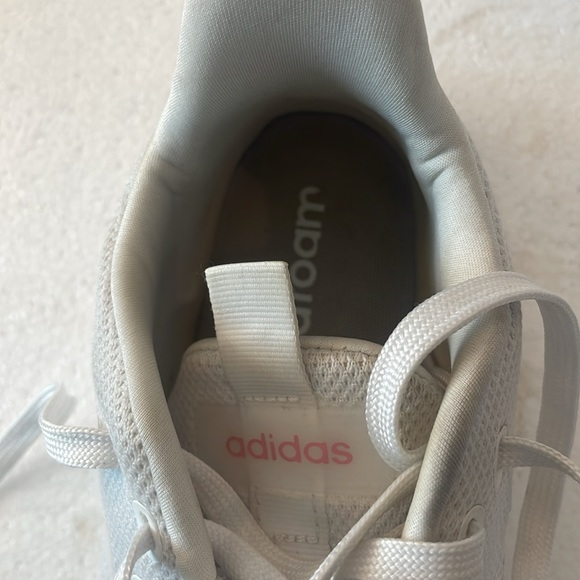 Adidas cloudfoam athletic running shoes sneakers white pink women’s size… - Picture 7 of 10